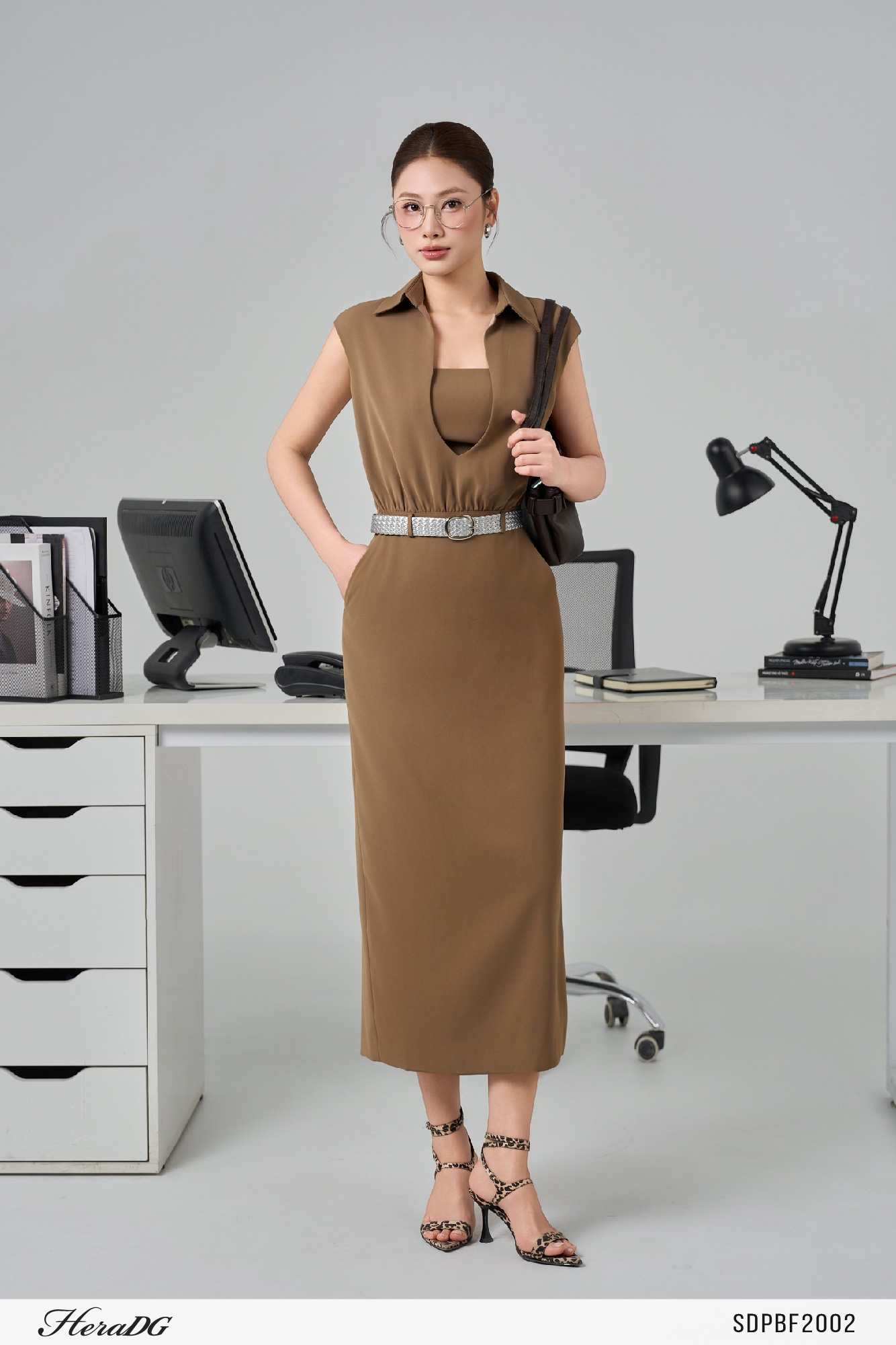 Ảnh của Đầm giả set vai chờm